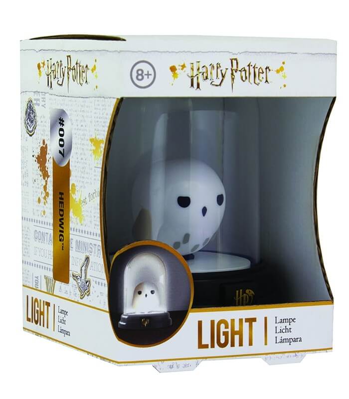 Mini Lampe sous cloche Harry Potter Hedwig - Boutique Harry Potter