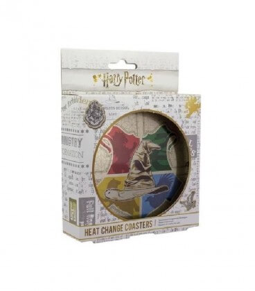 Set of 4 Sorting Hat Thermo-reactive Coaster