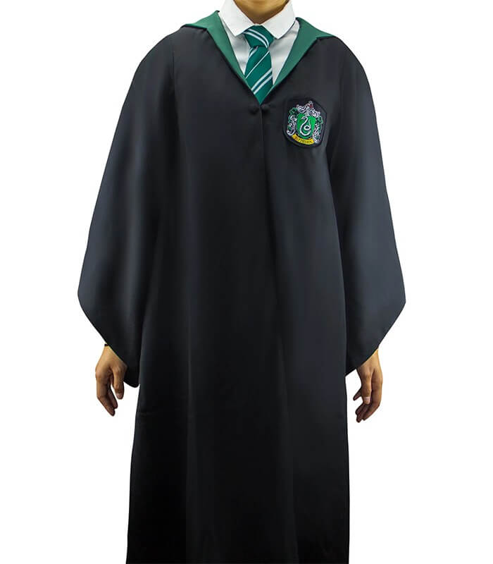 Unisex Student Slytherin Robe Uniform Coat Costume Adult