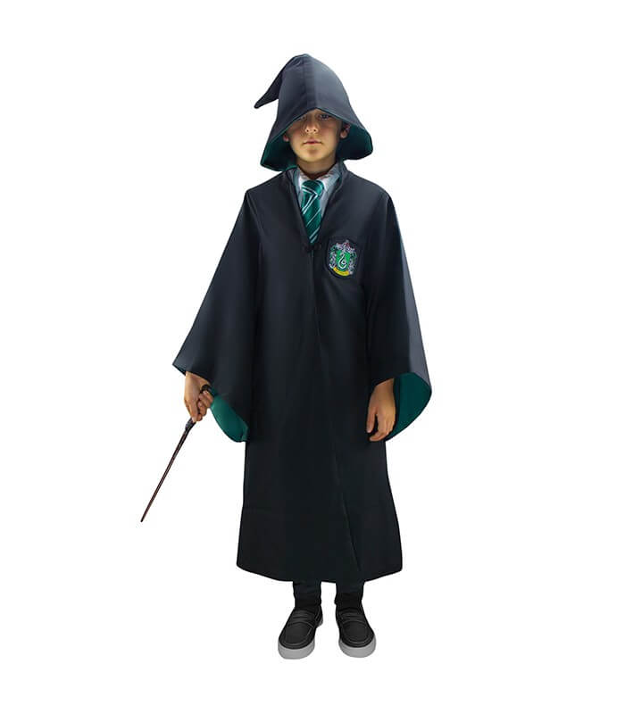 Slytherin Wizard's Robe - Kids - Boutique Harry Potter