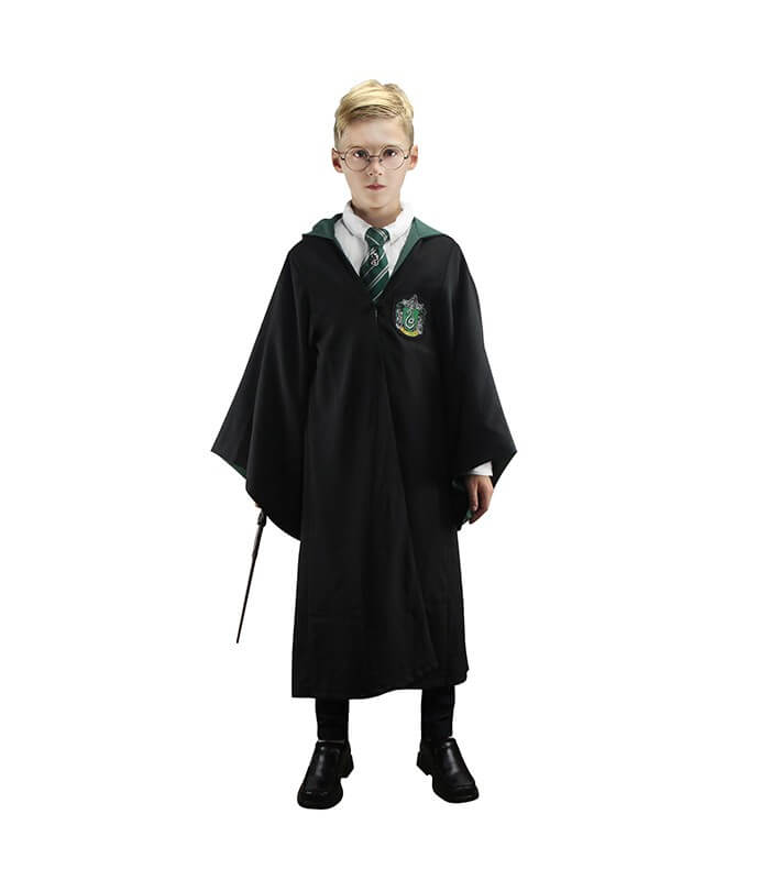 Hermione Granger Costume Kids, Harry Potter Costume Robe Shirt Hat Tie  Scarf Glasses Magic Wand 7 Pieces Set