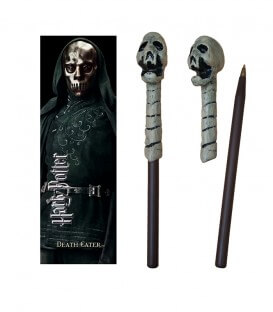Death Eater Wand Pen & Bookmark (Skull)