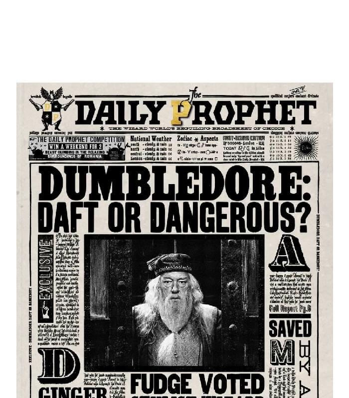 Harry Potter Professor Albus Dumbledore Journal with Wand Pen