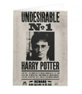 Lenticular Undesirable Harry Potter No.1 Greeting Card