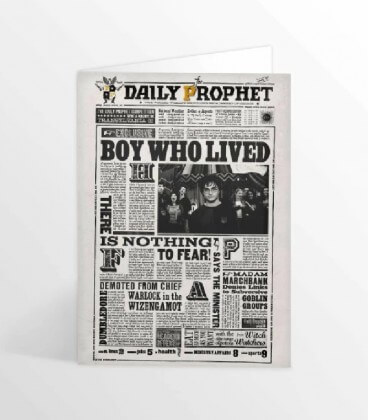 Lenticular Greeting Card The Daily Prophet The Boy Who Lived