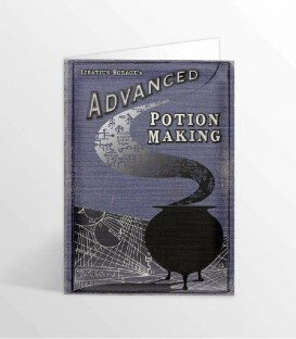 Carte de voeux Livre Fabrication de Potions Avancé Edition II,  Harry Potter, Boutique Harry Potter, The Wizard's Shop
