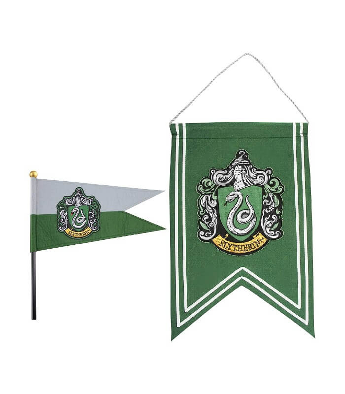 Slytherin Banner and Flag - Boutique Harry Potter