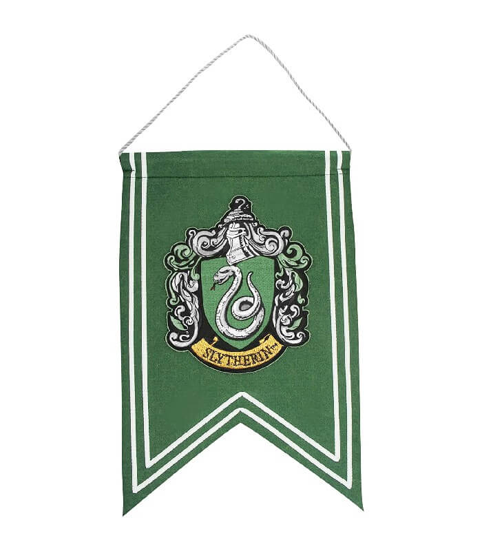 Harry Potter - Set bannière & drapeau Slytherin - Figurine-Discount