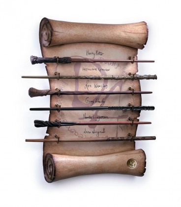 Display of 6 wands of Dumbledore's Army