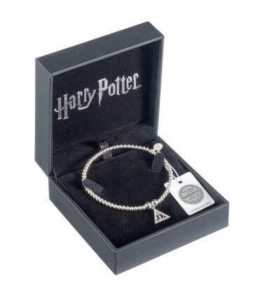 Deathly Hallows Bead Bracelet - 925th Silver with Swarovski Crystals - HP