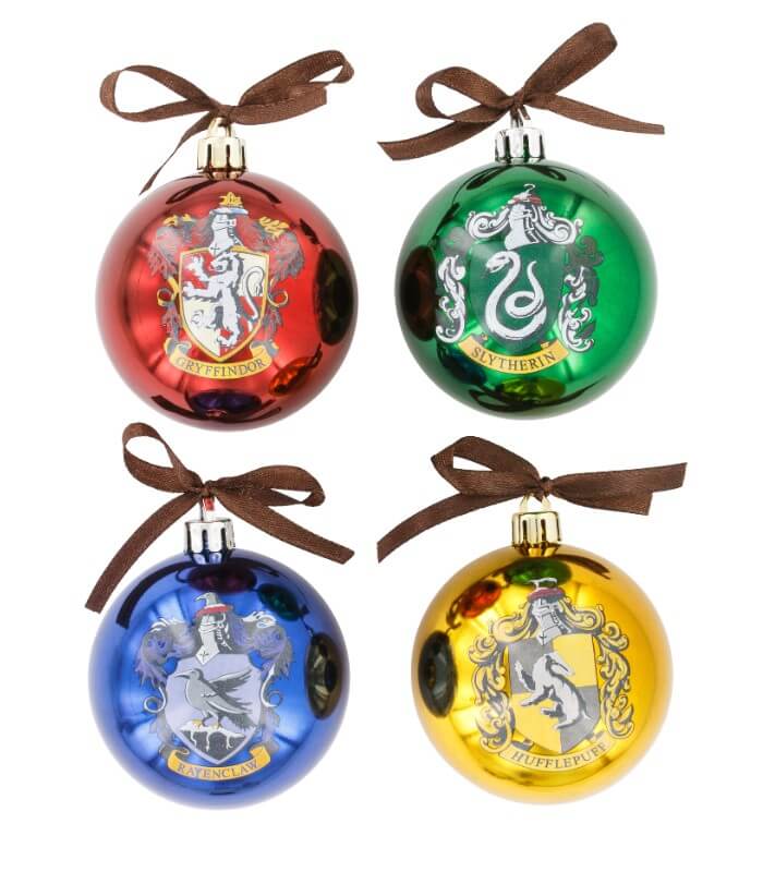 4 Christmas tree decoration balls - Boutique Harry Potter