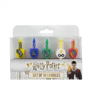 Set 10 bougies Anniversaire logo Harry potter,  Harry Potter, Boutique Harry Potter, The Wizard's Shop
