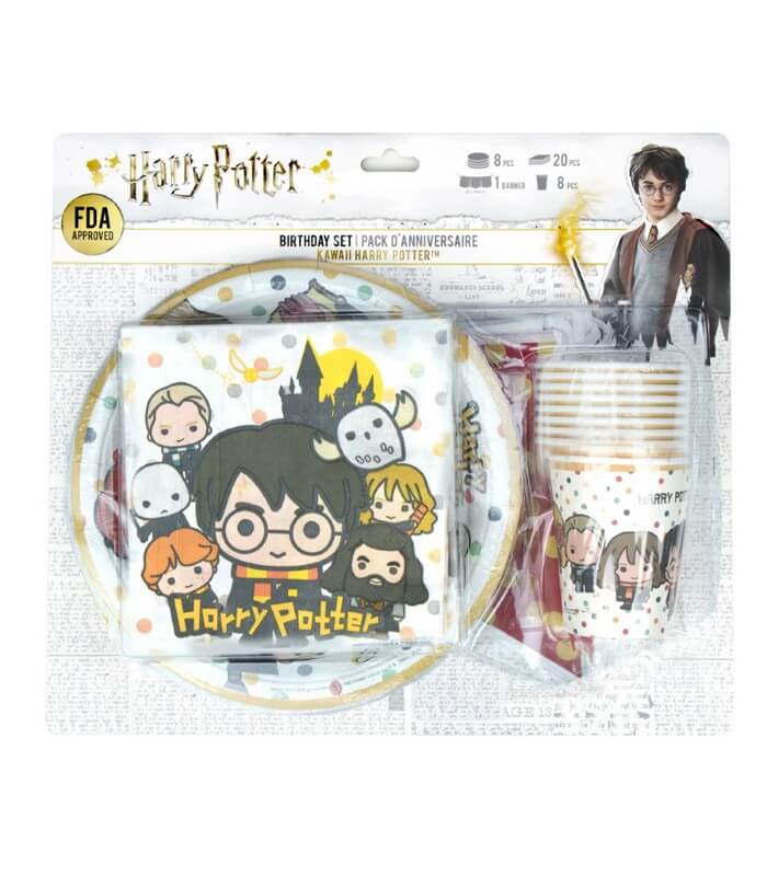 Kit anniversaire Kawaii Harry Potter – Déguisements cadeaux pas chers, Boutique Arlequin