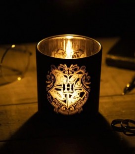 Hogwarts candle holder and electronic candle