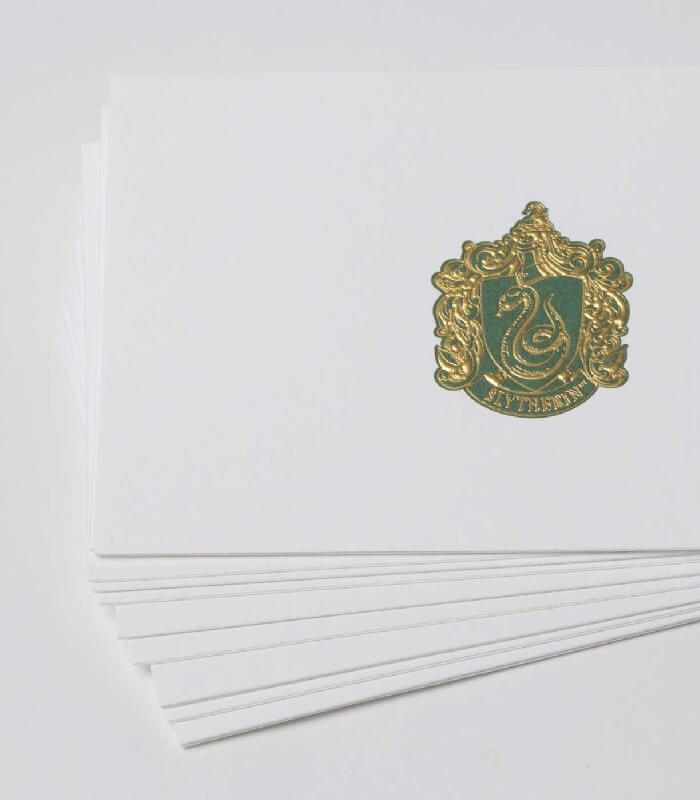 10 Cartes et Enveloppes de Luxe Serpentard