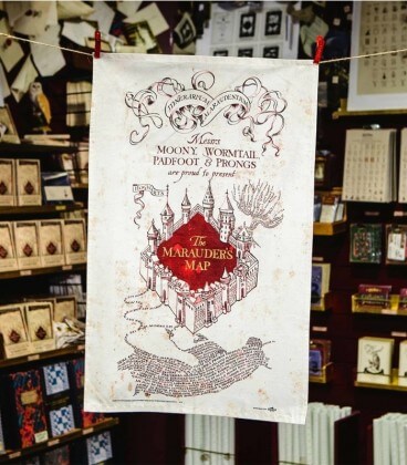 Torchon The Marauder’s Map,  Harry Potter, Boutique Harry Potter, The Wizard's Shop