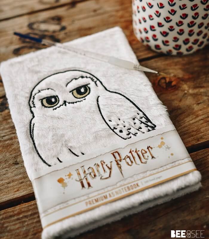 Harry Potter Pyramid Carnet Premium fluffy Hedwige 