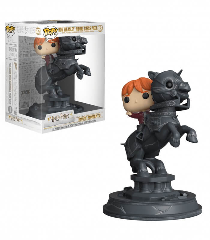 Figure POP! N°82 Movie Moment Ron Weasley Riding Chess Piece - Boutique  Harry Potter