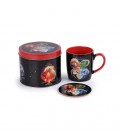 Cup, Coaster and  metal Box set- Hogwarts