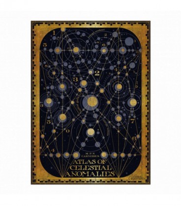 Poster Atlas des Anomalies Célestes,  Harry Potter, Boutique Harry Potter, The Wizard's Shop