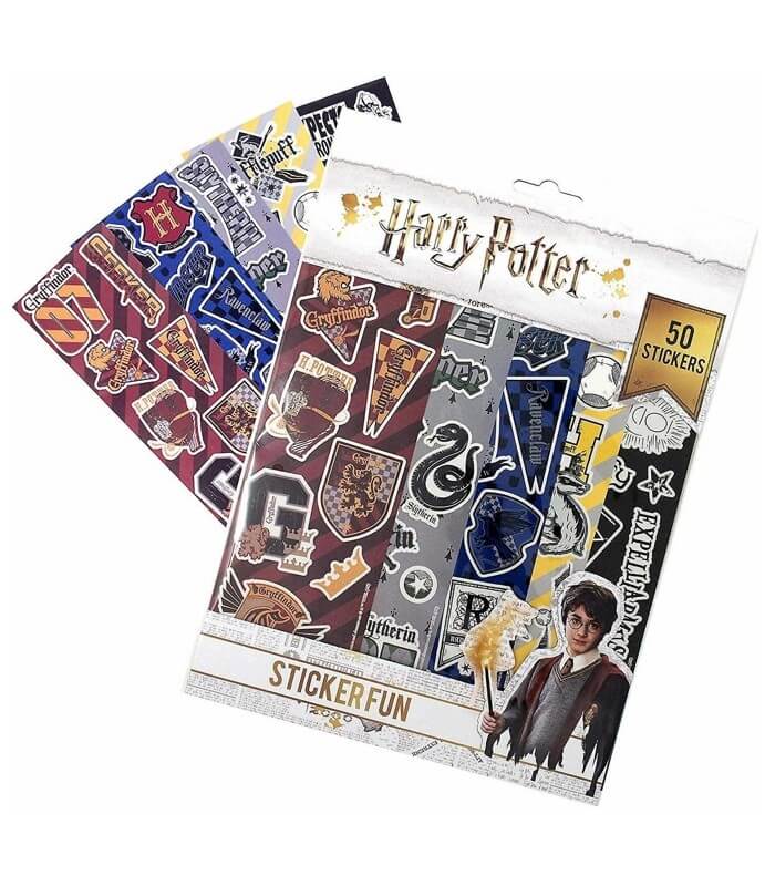 Harry Potter 2 planches de Stickers Objets Magiques 6x11cm