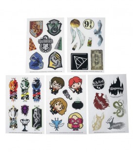 Plaquettes de 34 Stickers Kawaii,  Harry Potter, Boutique Harry Potter, The Wizard's Shop