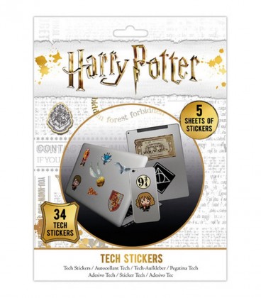 Plaquettes de 34 Stickers Kawaii,  Harry Potter, Boutique Harry Potter, The Wizard's Shop