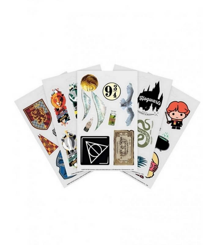 Plaquettes de 34 Stickers Kawaii - Boutique Harry Potter