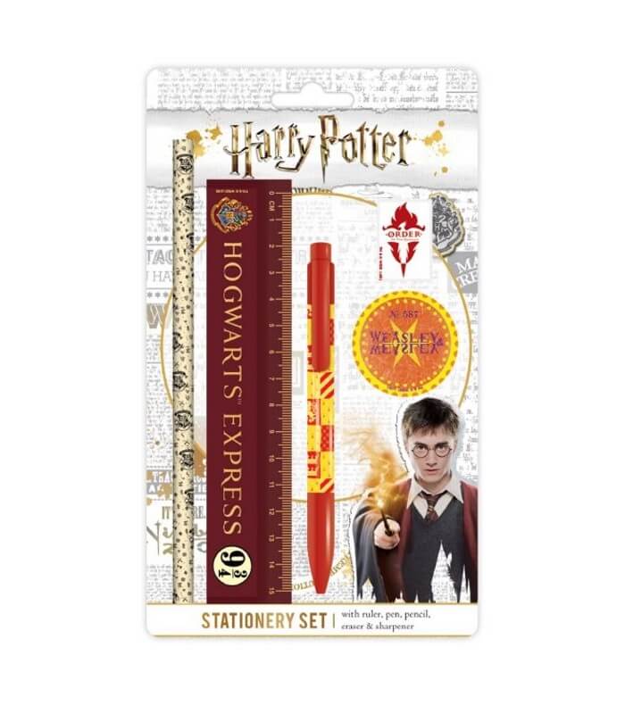 Harry Potter Advent Calendar Hogwarts Stationery Gift Set Ballpoint Pen Ruler 