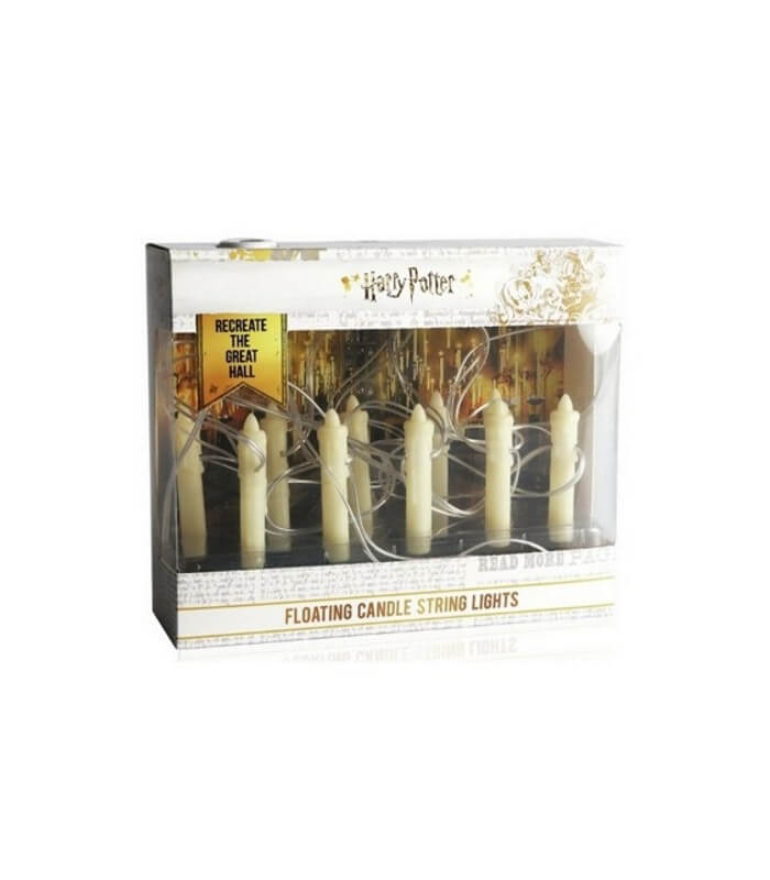 Lot de 6 bougies flottantes Harry Potter, bougies coniques LED sans flamme  de 6,9 pouces, chandeliers à piles pour les décorations d'anniversaire  d'Halloween d'église de salle de classe 