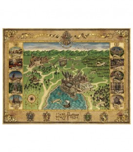 Harry Potter Hogwarts Map, 🧩 Jigsaw Puzzle