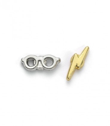 Harry Potter Glasses & Lightning Bolt Scar Stud Earrings