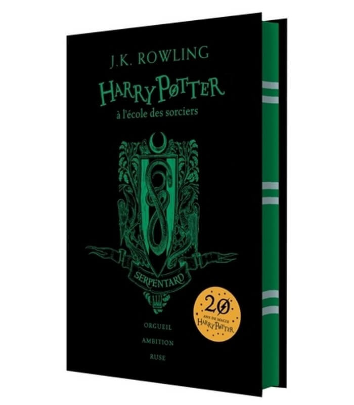 Livre Harry Potter à l'Ecole des Sorciers Serpentard Edition