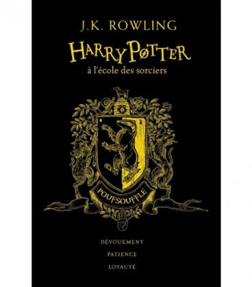 Livre Harry Potter à l'école des Sorciers Poufsouffle Edition Collector,  Harry Potter, Boutique Harry Potter, The Wizard's Shop