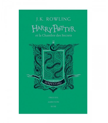 Livre Harry Potter et la Chambre des Secrets Serpentard Edition Collector,  Harry Potter, Boutique Harry Potter, The Wizard's...
