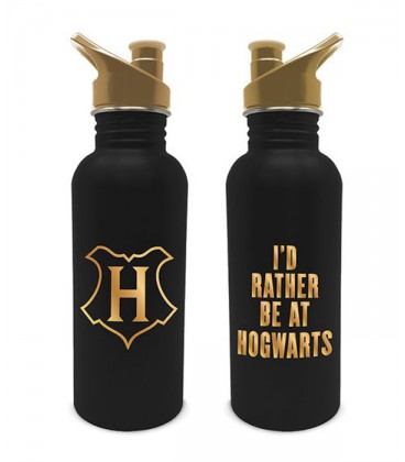Gourde métal Harry Potter"I'd rather be at Hogwarts",  Harry Potter, Boutique Harry Potter, The Wizard's Shop