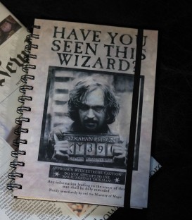 Carnet A5 3D Harry Potter Wanted Sirius Black,  Harry Potter, Boutique Harry Potter, The Wizard's Shop