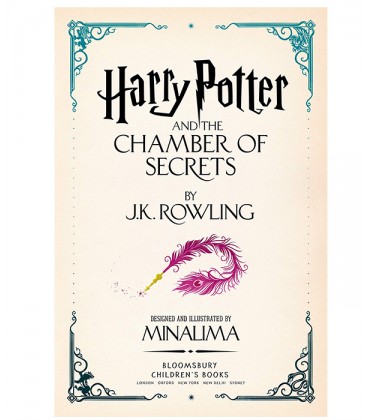 Harry Potter Book and The Chamber of Secrets illustrated by MinaLima (FRENCH)