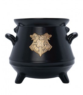Hogwarts Cauldron Mug Golden Emblem 3D Harry Potter