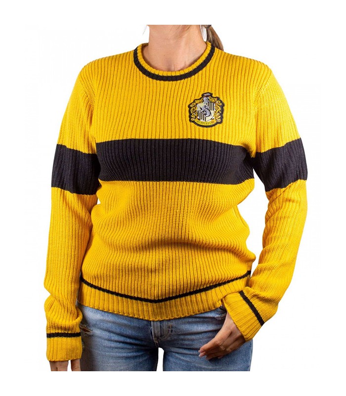 Hufflepuff Quidditch Sweater Kids - Boutique Harry Potter