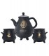 Set Teapot with 2 cauldrons Hogwarts Harry Potter