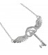 Flying Key Necklace with Swarovski Crystals
