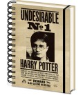Carnet A5 Lenticulaire Harry Potter Wanted Sirius Black