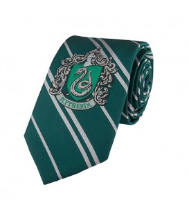 Cravate Adulte Serpentard logo tissé,  Harry Potter, Boutique Harry Potter, The Wizard's Shop