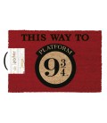 Paillasson " This way to plateform 9 3/4" Harry Potter