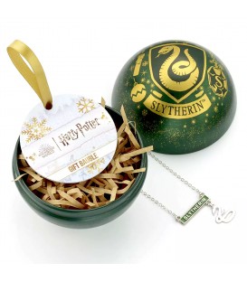 Christmas bauble Slytherin and Necklace - Harry Potter