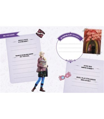 Mon journal secret Luna Lovegood avec cadenas et stylo à encre invisible,  Harry Potter, Boutique Harry Potter, The Wizard's ...