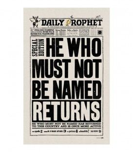 Tea Towel - The Daily Prophet - He who must not be named returns