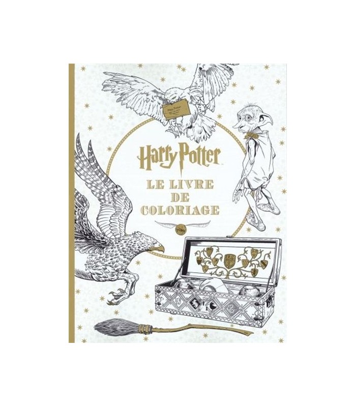 Harry Potter Créatures magiques : Livre de coloriage [ Coloring Book ]  (French Edition)