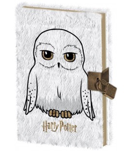 Carnet A5 Fluffy Hedwige avec cadenas Harry Potter,  Harry Potter, Boutique Harry Potter, The Wizard's Shop